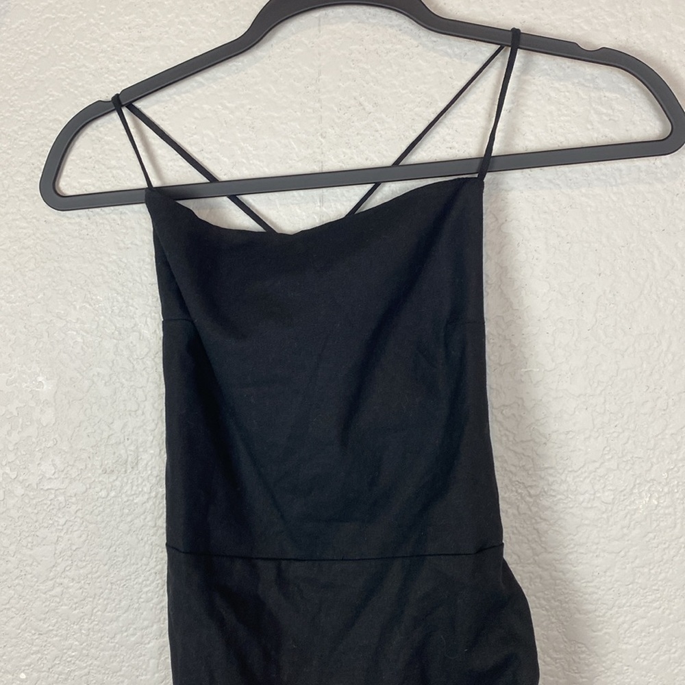 Lioness black strappy back mini dress - Picture 3 of 8